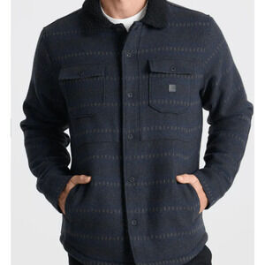 Roark Hebrides Jacket in Onyx Mens Size S Snap/zip Front NWT MSRP $165